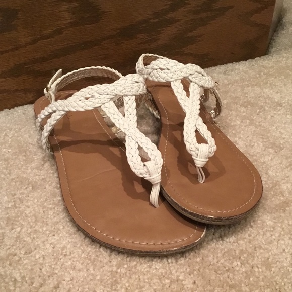 Merona Shoes - Merona White Strappy Sandals